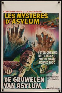8y009 ASYLUM Belgian '72 completely different artwork of hands scratching down wall!