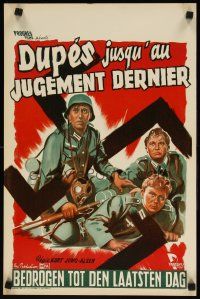 8y062 DUPED TILL DOOMSDAY Belgian '57 Betrogen bis zum jungsten Tag, artwork of Nazi soldiers!