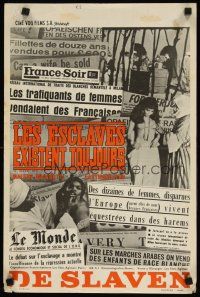 8y180 SLAVE TRADE IN THE WORLD TODAY Belgian '64 the smuggled motion pictures of a sheik's harem!