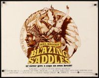 8y530 BLAZING SADDLES 1/2sh '74 Mel Brooks' western, Cleavon Little, Gene Wilder!