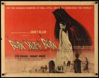 8y537 BURN WITCH BURN 1/2sh '62 undead demons of Hell arise to terrorize the world!