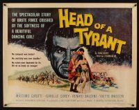 8y657 HEAD OF A TYRANT 1/2sh '60 a story of brute force crushed by the softness of a beautiful girl!