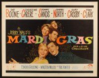 8y721 MARDI GRAS 1/2sh '58 Pat Boone, Christine Carere, Tommy Sands, Sheree North