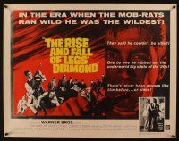 8y802 RISE & FALL OF LEGS DIAMOND 1/2sh '60 cool images of gangster Ray Danton pointing gun!
