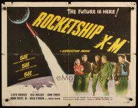 8y806 ROCKETSHIP X-M 1/2sh '50 Lloyd Bridges in the screen's 1st story of man's conquest of space!