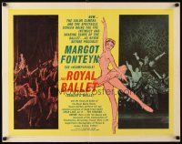 8y811 ROYAL BALLET 1/2sh '60 artwork of incomparable ballerina Margot Fonteyn!