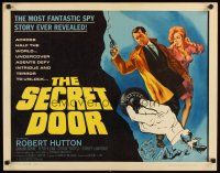 8y822 SECRET DOOR 1/2sh '64 Robert Hutton, WWII spies, most fantastic story ever revealed!