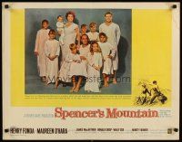 8y847 SPENCER'S MOUNTAIN 1/2sh '63 Henry Fonda, Maureen O'Hara, like Hamner's Waltons!
