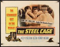 8y852 STEEL CAGE 1/2sh '54 Paul Kelly is a criminal inside San Quentin prison!