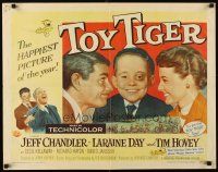 8y889 TOY TIGER 1/2sh '56 Jeff Chandler, Laraine Day, Tim Hovey, happiest picture of the year!