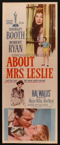 8z023 ABOUT MRS. LESLIE insert '54 Shirley Booth, Robert Ryan, the man she never quite married!