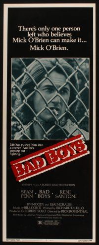 8z063 BAD BOYS insert '83 life has pushed Sean Penn into a corner & he's coming out fighting!