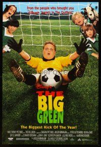 9a079 BIG GREEN DS 1sh '95 Walt Disney teen soccer movie starring Steve Guttenberg!