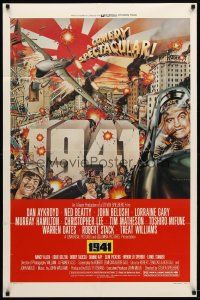 9b004 1941 style D 1sh '79 Spielberg, art of John Belushi as Wild Bill by David McMacken!