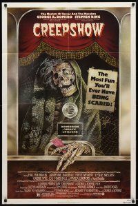 9b213 CREEPSHOW 1sh '82 George Romero & Stephen King's tribute to E.C. Comics, Joann art!