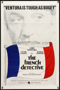 9b332 FRENCH DETECTIVE 1sh '79 Pierre Granier-Deferre's Audieu, poulet, Lino Ventura!