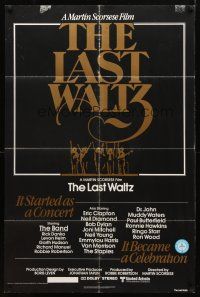 9b504 LAST WALTZ 1sh '78 Martin Scorsese, it started as a rock concert & became a celebration!