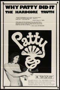 9b684 PATTY 1sh '76 X-rated mockumentary of the Patty Hearst kidnapping!