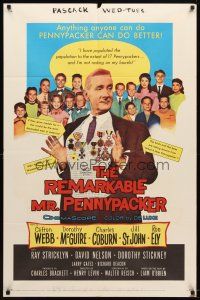 9b735 REMARKABLE MR. PENNYPACKER 1sh '59 Clifton Webb, he can do it better than anyone!
