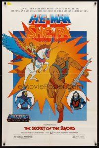 9b783 SECRET OF THE SWORD 1sh '85 Masters of the Universe, He-Man, She-Ra, Skeletor!