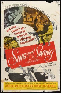 9b800 SING & SWING 1sh '64 love it up, laugh it up, love it up with the swinging generation!