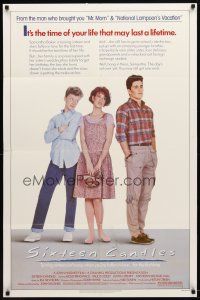 9b801 SIXTEEN CANDLES 1sh '84 Molly Ringwald, Anthony Michael Hall, directed by John Hughes!