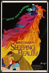 9b808 SLEEPING BEAUTY style A 1sh R70 Walt Disney cartoon fairy tale fantasy classic!