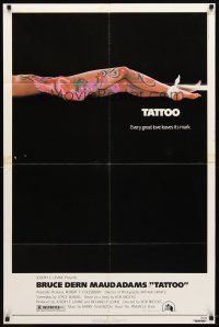 9b883 TATTOO 1sh '81 Bruce Dern, every great love leaves its mark, sexy body art & bondage image!