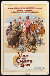 9b938 VISIT TO A CHIEF'S SON 1sh '74 Richard Mulligan, John Philip Hogdon, African adventure!