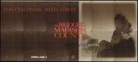 9c067 BRIDGES OF MADISON COUNTY 30sh '95 Clint Eastwood directs & stars w/Meryl Streep!