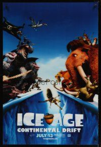 9c004 ICE AGE: CONTINENTAL DRIFT lenticular advance 1sh '12 cute image of face-off!