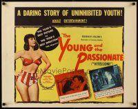 9e047 I VITELLONI 1/2sh '57 Federico Fellini's The Young & The Passionate, uninhibited youth!