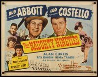 9e051 NAUGHTY NINETIES 1/2sh '45 Bud Abbott & Lou Costello perform the classic Who's on First!