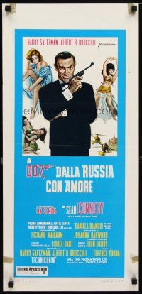 9e157 FROM RUSSIA WITH LOVE Italian locandina R70s Sean Connery is Ian Fleming's James Bond 007!