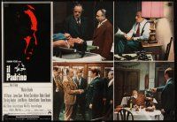 9e147 GODFATHER Italian photobusta '72 Coppola classic, Marlon Brando, 4 great scenes + art!
