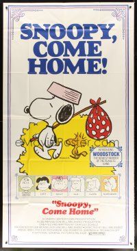 9f199 SNOOPY COME HOME 3sh '72 Peanuts, Charlie Brown, great Schulz art of Snoopy & Woodstock!