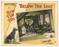9f106 BELOW THE LINE LC '25 famous canine star Rin Tin Tin in house with sheriff & guys with guns!