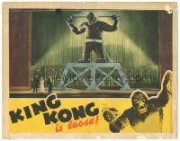 9f139 KING KONG LC R42 best image of giant ape chained on stage in front of huge crowd!
