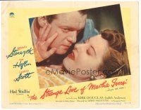 9f180 STRANGE LOVE OF MARTHA IVERS LC #5 '46 best close up of Barbara Stanwyck & Van Heflin!