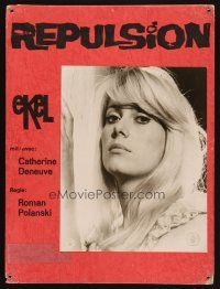 9g182 REPULSION Swiss LC '60s Roman Polanski, close up of sexy blonde Catherine Deneuve!