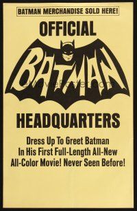 9g135 BATMAN WC '66 dress up to greet Batman in his first full-length all-color never-seen movie!