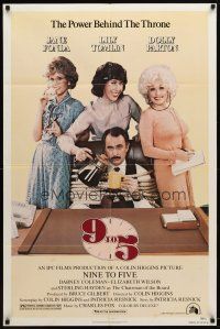 9h014 9 TO 5 1sh '80 Dolly Parton, Jane Fonda & Lily Tomlin w/tied up Dabney Coleman!