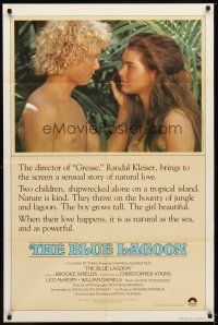 9h087 BLUE LAGOON int'l 1sh '80 sexy young Brooke Shields & Christopher Atkins!