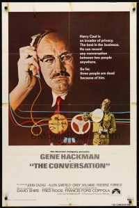 9h168 CONVERSATION int'l 1sh '74 Gene Hackman is invader of privacy, Francis Ford Coppola directed!