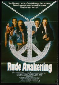9h692 RUDE AWAKENING English 1sh '89 Cheech Marin, Eric Roberts, Julie Hagerty, Robert Carradine