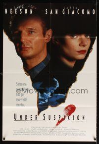 9h898 UNDER SUSPICION English 1sh '91 Liam Neeson, Laura San Giacomo, adultery!