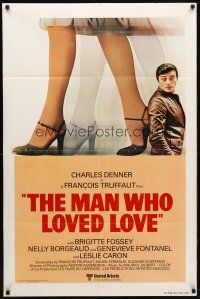 9h509 MAN WHO LOVED WOMEN 1sh '77 Francois Truffaut's L'Homme qui aimait les femmes