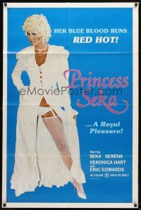 9h633 PRINCESS SEKA 1sh '80 her blue blood runs red hot, a royal pleasure!
