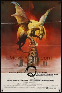 9h644 Q 1sh '82 great Boris Vallejo fantasy artwork of the winged serpent Quetzalcoatl!