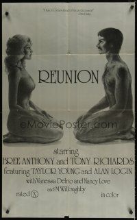 9h665 REUNION 1sh '76 sexy artwork of naked stars Bree Anthony and Tony Richards!